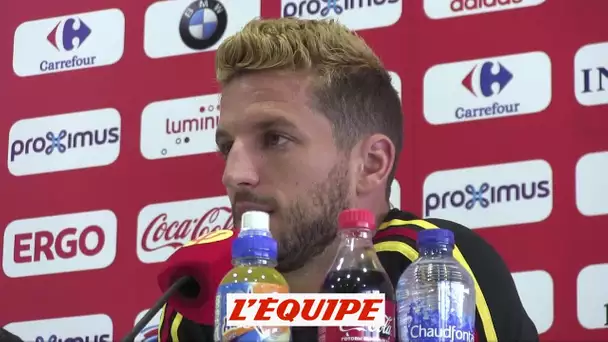 D. Mertens «J&#039;espère que ça va être un beau match» - Foot - CM 2018 - BEL