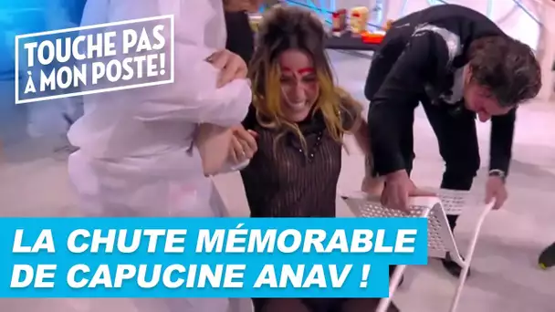 La chute mémorable de Capucine Anav dans TPMP !