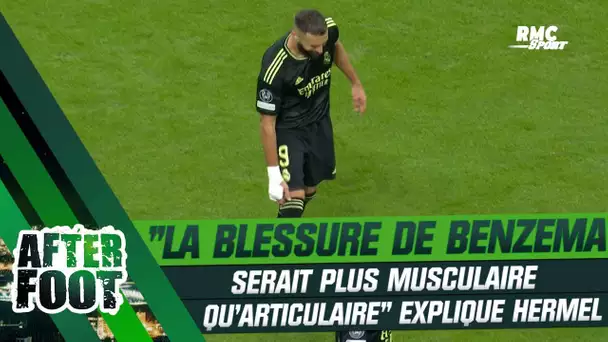 Real : "La blessure de Benzema au genou serait plus musculaire qu'articulaire" révèle Hermel