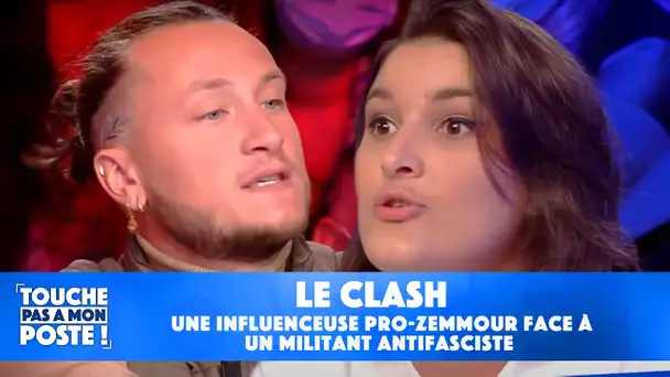 Le gros clash sur le plateau de TPMP entre une influenceuse pro-Zemmour et un militant antifasciste