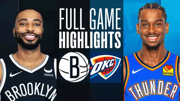 NETS at THUNDER | FULL GAME HIGHLIGHTS | December 31, 2023