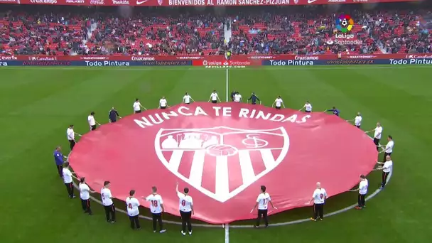 Calentamiento Sevilla FC vs CD Leganés