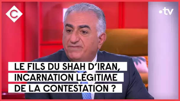 Nicolas Bouzou, Jean-Rémi Girard et Reza Pahlavi - C à Vous - 22/02/2023