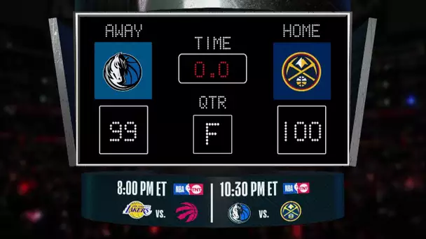 Lakers @ Raptors LIVE Scoreboard - Join the conversation & catch all the action on #NBAonTNT!