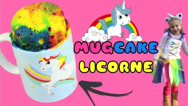 ♡• RECETTE INÉDITE DE MUGCAKE LICORNE | FACILE ET RAPIDE •♡