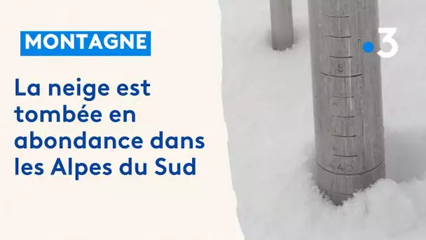 Importantes chutes de neige dans les Alpes du Sud