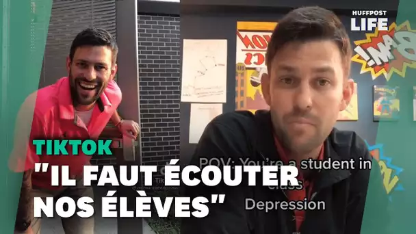 Cet enseignant utilise TikTok pour traiter les problèmes de certains élèves