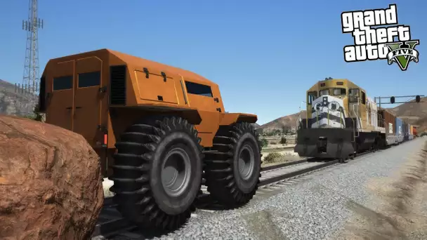 Que va t'il se passer avec le TRAIN ? (GTA 5 Crash)