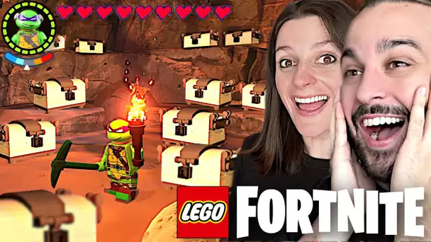 LEGO FORTNITE : ON A TROUVÉ UN LIEU SECRET REMPLI DE COFFRES !