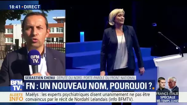 Pourquoi changer de nom? Les explications du porte-parole du FN