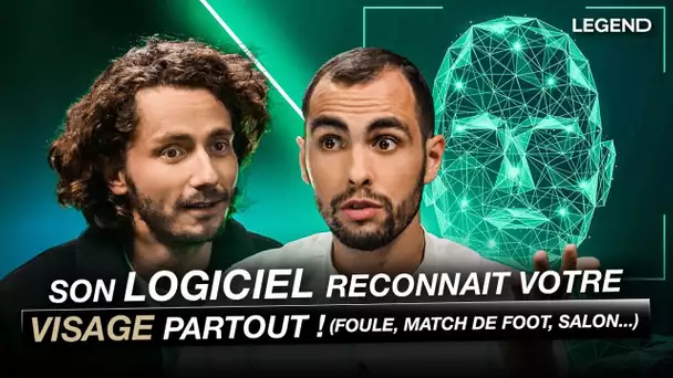 Son logiciel reconnaît votre visage partout ! (Foule, match de foot, salon...)