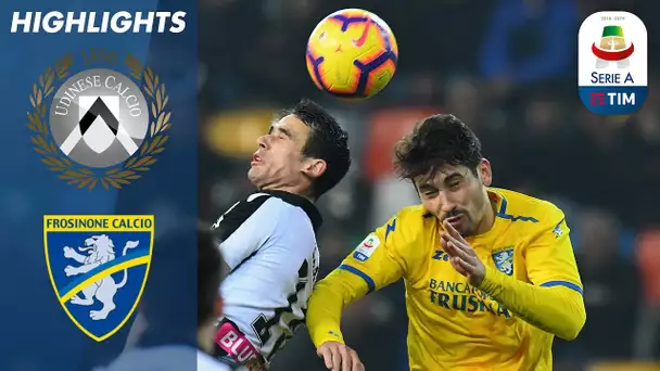 Udinese 1-1 Frosinone | Mandragora Scores Volley In Stalemate | Serie A