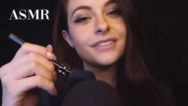 ASMR FRANCAIS ⚪️ Brush Brush délicat 😴~ scratching mic, face touching, tapping sur les pinceaux