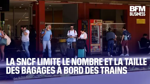 La SNCF limite le nombre et la taille des bagages à bord des trains TGV Inoui et Intercités