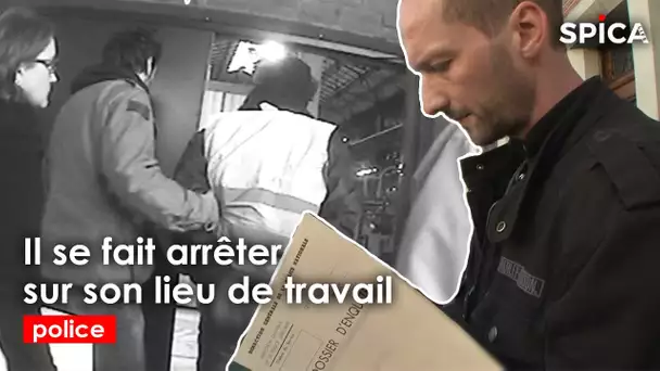 Suspect, il se fait arrêter sur son lieu de travail