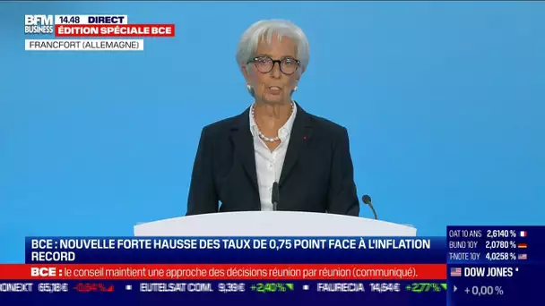 Christine Lagarde: "il faudra encore relever les taux afin d’atteindre nos objectifs”