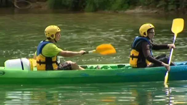 Page été : le Kayak sur la Loue et le Doubs à Dole en 2014