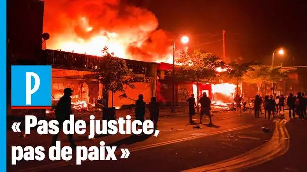 Le commissariat de Minneapolis en feu après la mort de George Floyd