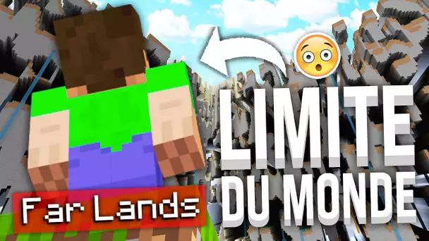 IL A MARCHÉ JUSQU'AU FAR LANDS ?! (limite de Minecraft)