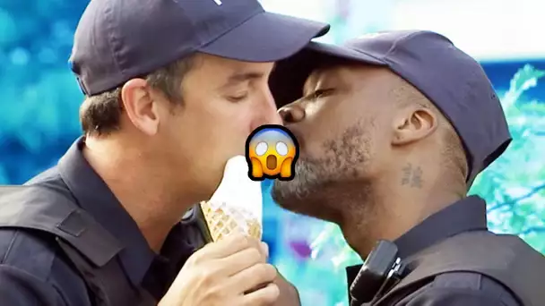 Embrasser à cause de la crème glacée !