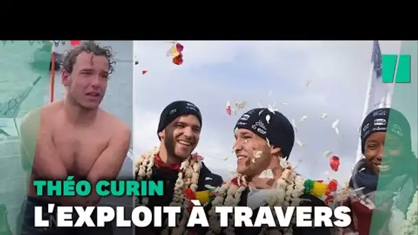 Théo Curin, nageur quadri-amputé, réussit l'exploit de traverser le lac Titicaca