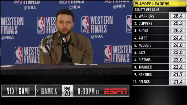 Stephen Curry Press Conference | Western Conference Finals Game 3