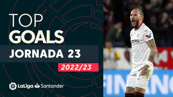 LaLiga TOP 5 Goles Jornada 23 LaLiga Santander 2022/2023