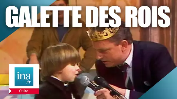 Stéphane a apporté une galette des rois pour Jacques Martin | Archive INA