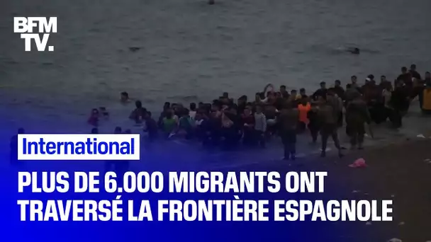 Plus de 6.000 migrants ont traversé la frontière espagnole en un jour