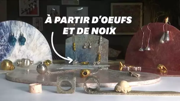 Pour éviter le plastique, cette artiste utilise des coquilles d'œufs et de noix