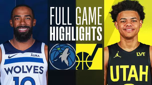 TIMBERWOLVES at JAZZ | FULL GAME HIGHLIGHTS | March 16, 2024