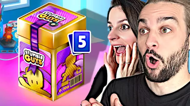 DES BOÎTES SUR STUMBLE GUYS ??? NOUVEAU PACK OPENING ET STUMBLE PASS !