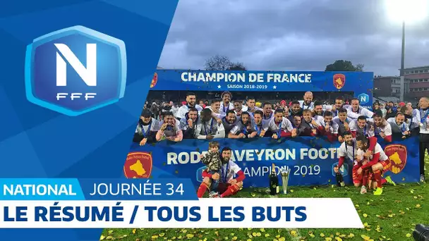 Championnat National, le résumé de la 34e journée : tous les buts I National FFF 2018 2019