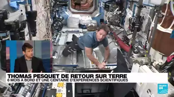 L'astronaute Thomas Pesquet revient sur Terre après six mois en orbite • FRANCE 24
