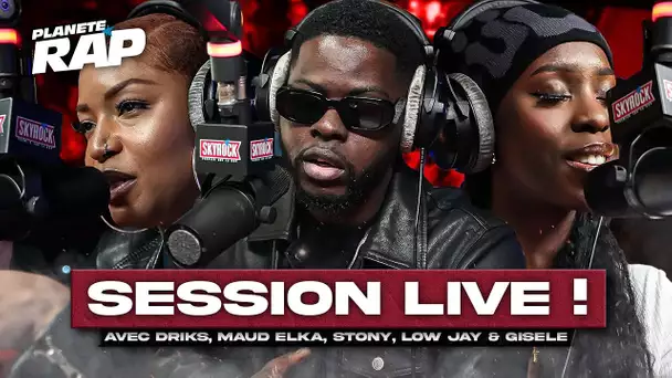 SESSION LIVE avec Driks, Low Jay, Maud Elka, Stony & Gisèle ! #PlanèteRap