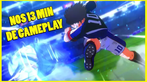 CAPTAIN TSUBASA - nos 13 min de gameplay du jeu de foot arcade Olive & Tom