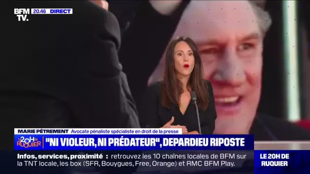 Le 20h de Ruquier – "Ni violeur, ni prédateur", Depardieu riposte