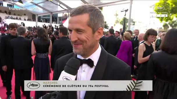 #Cannes2022. Guillaume Canet sur le tapis rouge de Cannes pour la soirée de clôture