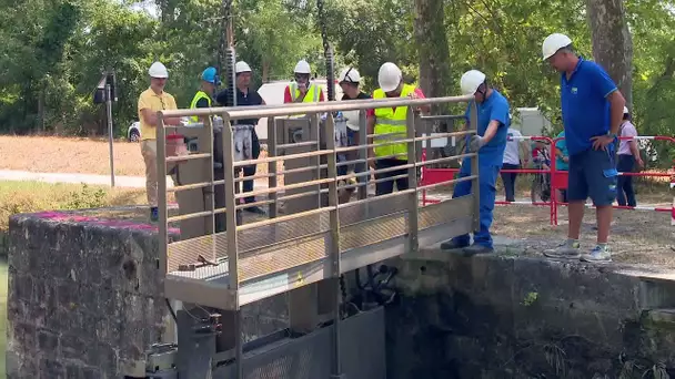 Canal du Midi : 3 écluses vandalisées en amont de Carcassonne, la navigation est interrompue