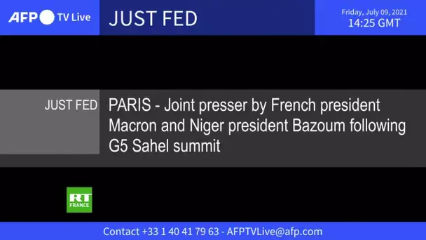 Conférence de presse d’Emmanuel Macron à l’issue du sommet G5 Sahel