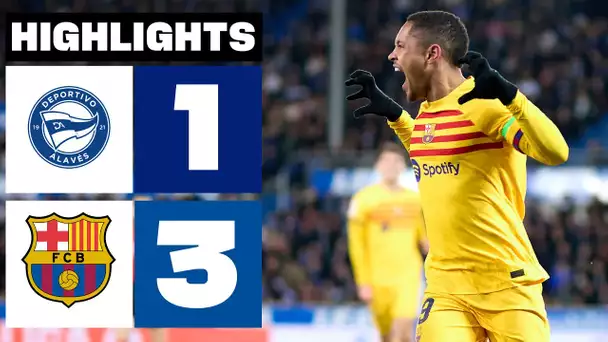 DEPORTIVO ALAVÉS 1 - 3 FC BARCELONA | RESUMEN LALIGA EA SPORTS