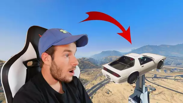 Je réagis a vos stunts sur GTA 5 ! IL REALISE L&#039;IMPENSABLE... + TOP 10