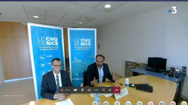 Baisse des patients en réanimation au CHU de Nice, interview de Charles Guepratte, directeur du CHU.