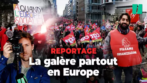 À Bruxelles, ces travailleurs européens racontent l'inflation dans leur pays