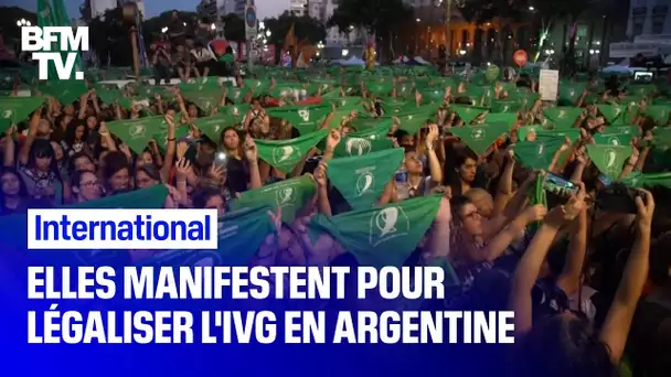 Elles manifestent pour légaliser totalement l’avortement en Argentine