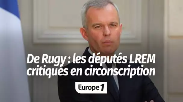 "Vous êtes inaudibles" : les députés LREM critiqués en circonscription après l'affaire Rugy