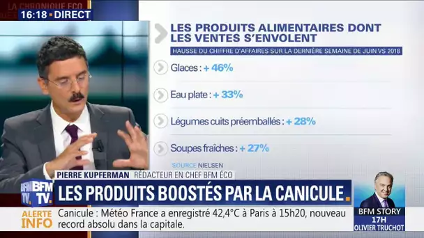 Quels sont les produits de grande consommation dont les ventes s'envolent avec les températures?