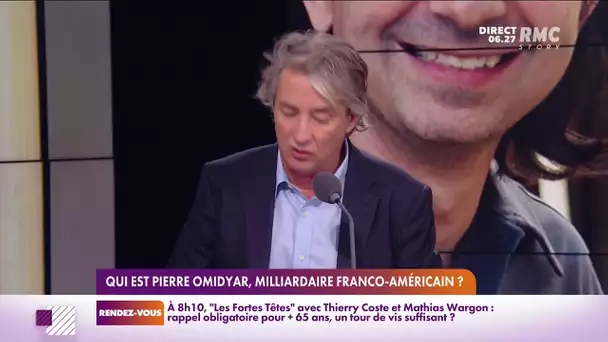 Portrait de Pierre Omidyar, milliardaire franco-américain qui finance l'initiative de Haugen