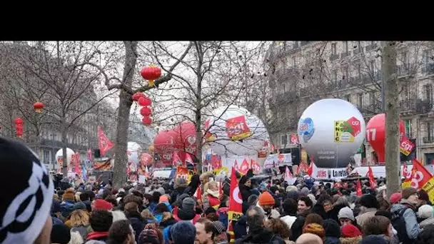 Nouvelle manifestation à Paris contre la réforme de retraites