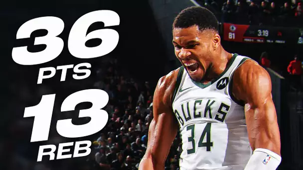 Giannis Antetokounmpo's 36-PT DOUBLE DOUBLE In L.A. | January 25, 2025